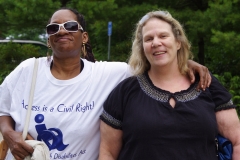 Carol and Tina from MWCIL